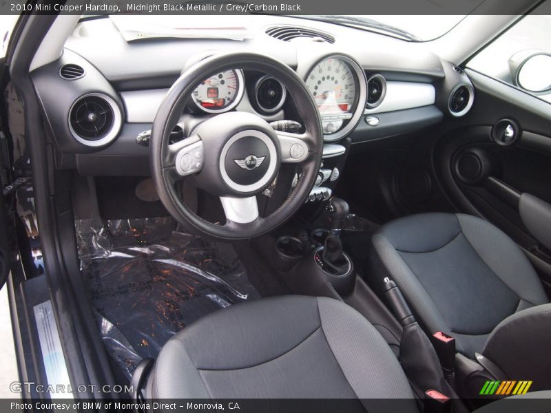 Midnight Black Metallic / Grey/Carbon Black 2010 Mini Cooper Hardtop