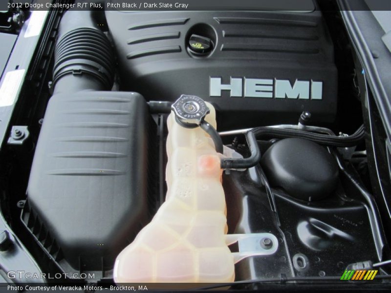 Pitch Black / Dark Slate Gray 2012 Dodge Challenger R/T Plus