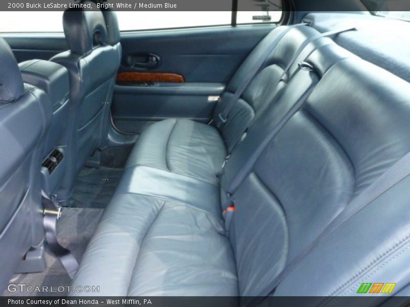 Bright White / Medium Blue 2000 Buick LeSabre Limited