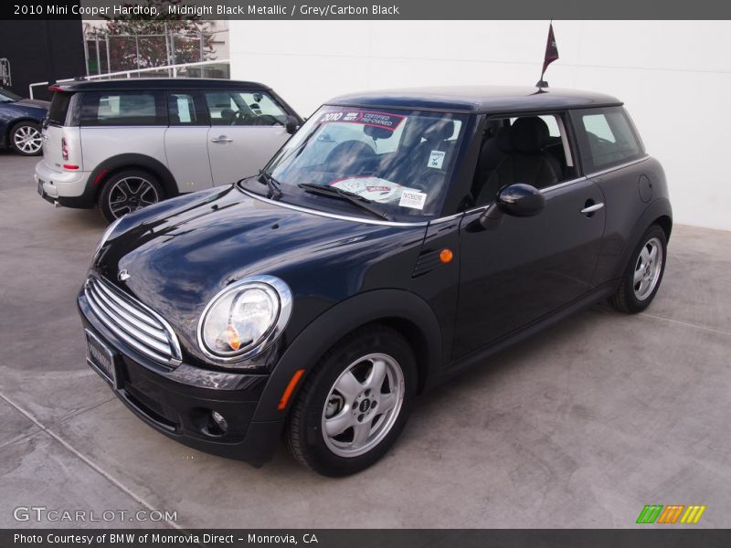 Midnight Black Metallic / Grey/Carbon Black 2010 Mini Cooper Hardtop