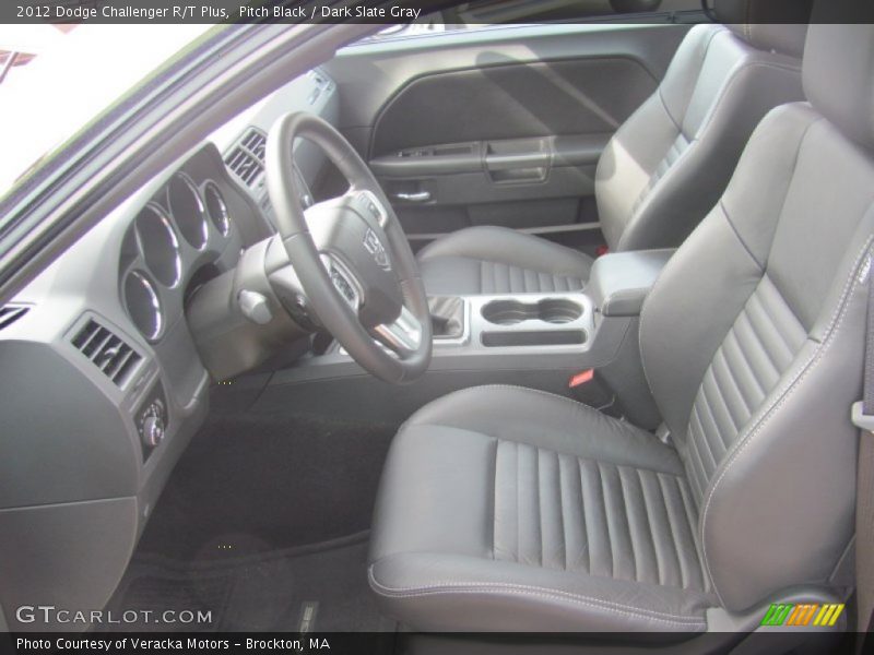 Pitch Black / Dark Slate Gray 2012 Dodge Challenger R/T Plus