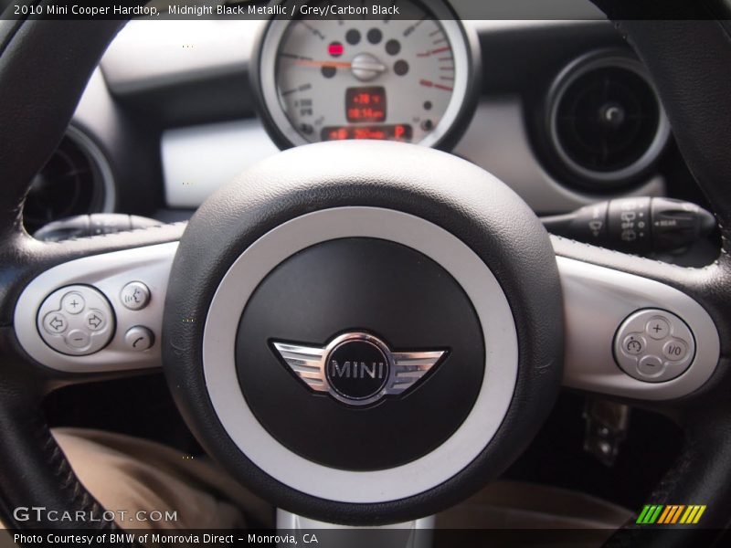 Midnight Black Metallic / Grey/Carbon Black 2010 Mini Cooper Hardtop