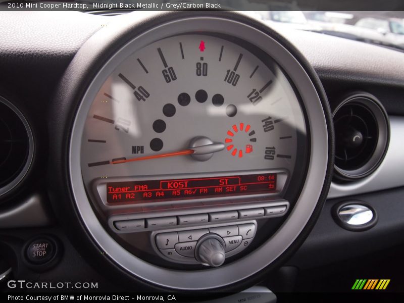 Midnight Black Metallic / Grey/Carbon Black 2010 Mini Cooper Hardtop