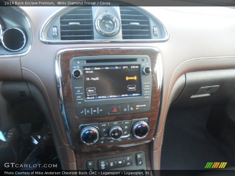 White Diamond Tricoat / Cocoa 2014 Buick Enclave Premium
