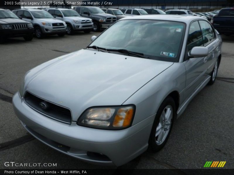Silver Stone Metallic / Gray 2003 Subaru Legacy 2.5 GT Sedan