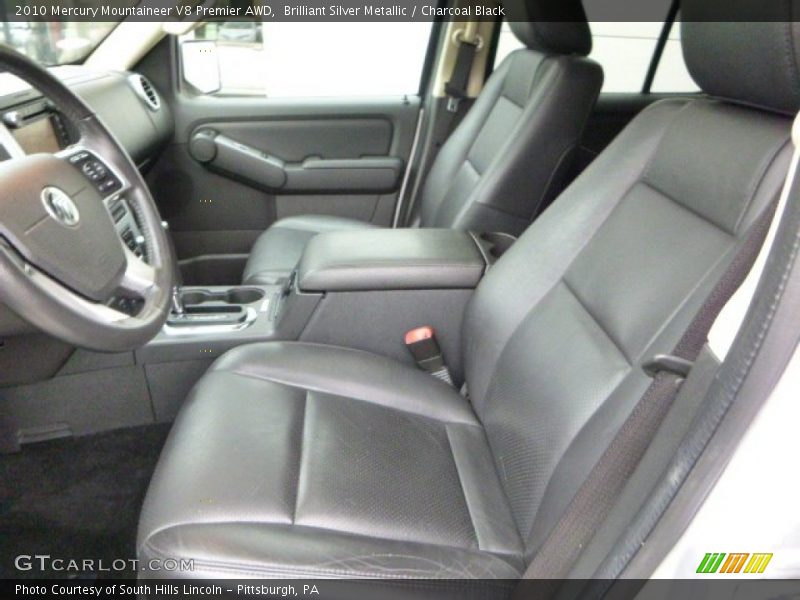 Front Seat of 2010 Mountaineer V8 Premier AWD