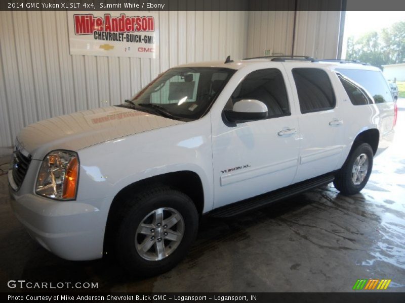 Summit White / Ebony 2014 GMC Yukon XL SLT 4x4