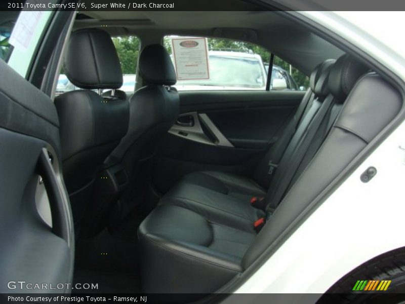 Super White / Dark Charcoal 2011 Toyota Camry SE V6