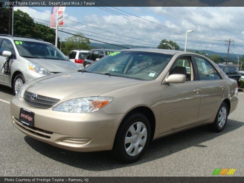 Desert Sand Mica / Taupe 2003 Toyota Camry LE