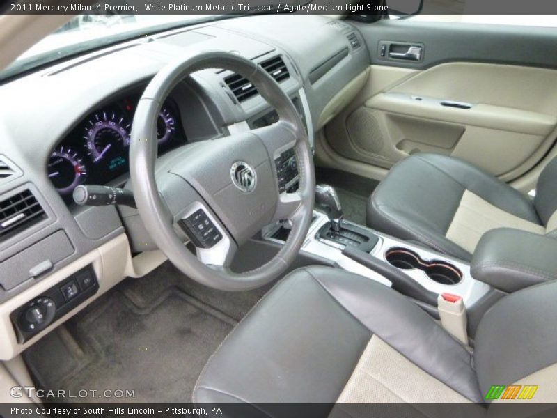 Agate/Medium Light Stone Interior - 2011 Milan I4 Premier 