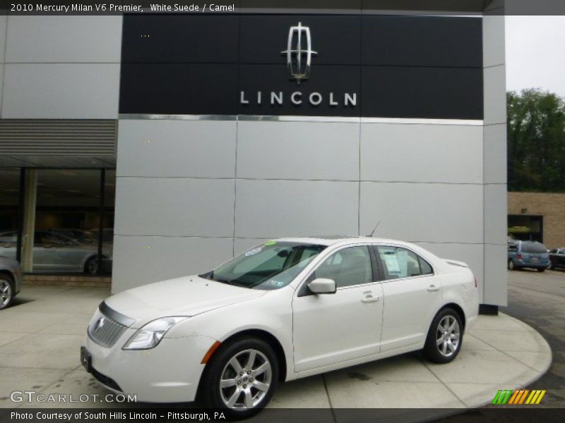 White Suede / Camel 2010 Mercury Milan V6 Premier