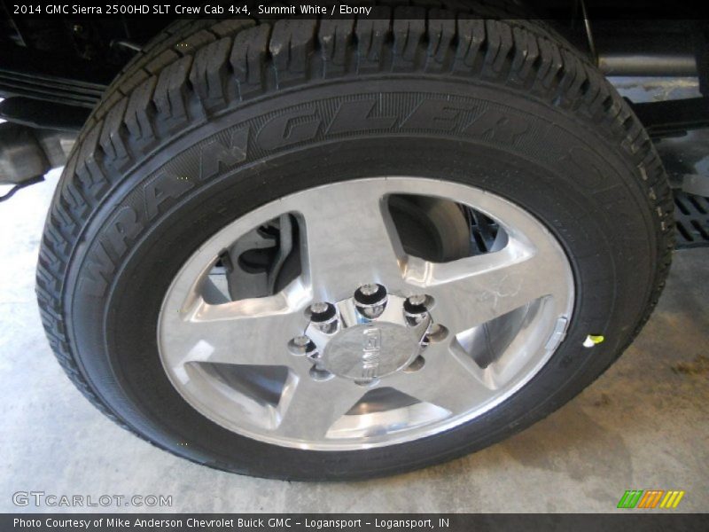 Summit White / Ebony 2014 GMC Sierra 2500HD SLT Crew Cab 4x4