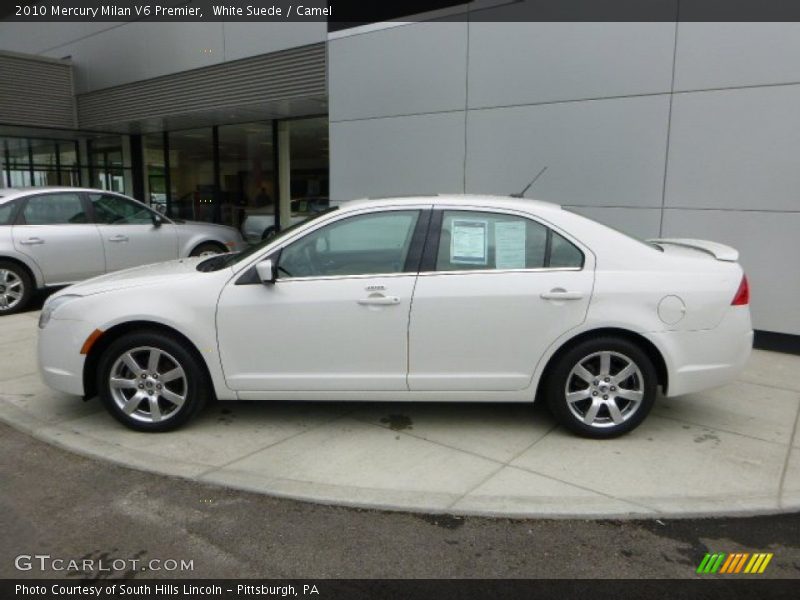 White Suede / Camel 2010 Mercury Milan V6 Premier