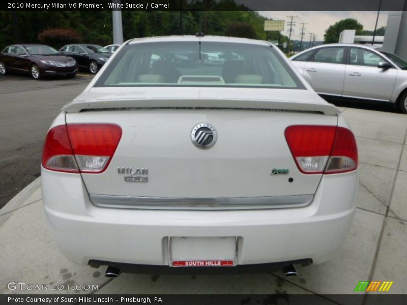 White Suede / Camel 2010 Mercury Milan V6 Premier