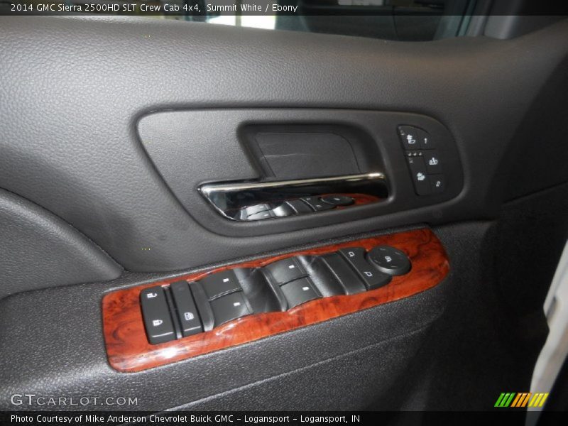 Summit White / Ebony 2014 GMC Sierra 2500HD SLT Crew Cab 4x4