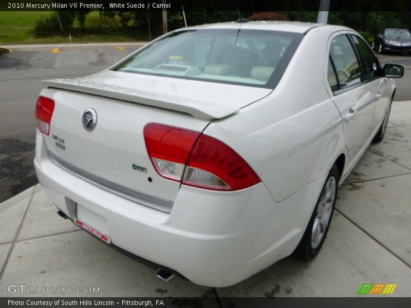 White Suede / Camel 2010 Mercury Milan V6 Premier