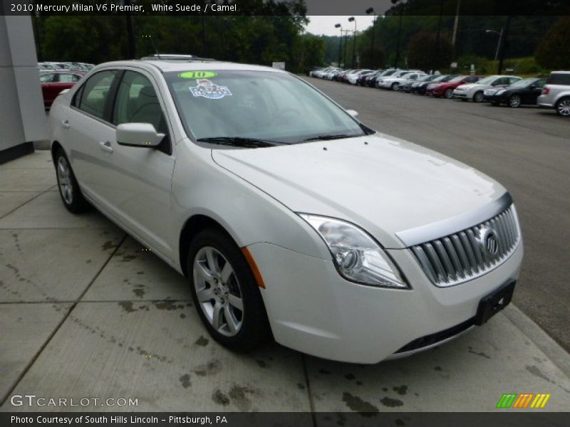 White Suede / Camel 2010 Mercury Milan V6 Premier