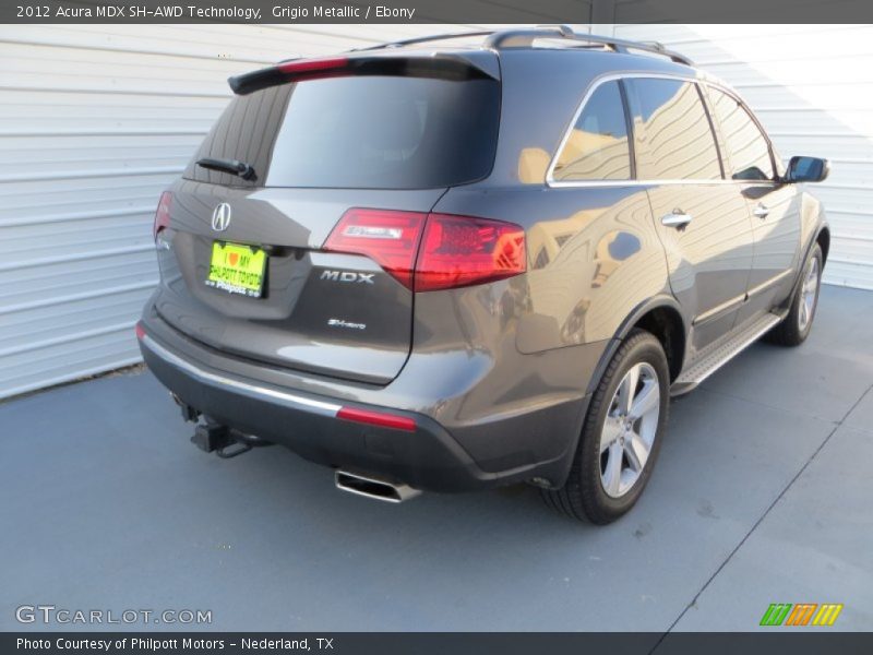 Grigio Metallic / Ebony 2012 Acura MDX SH-AWD Technology