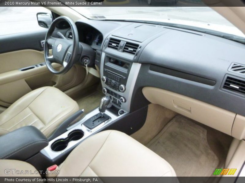 White Suede / Camel 2010 Mercury Milan V6 Premier