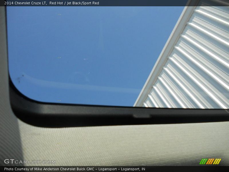Red Hot / Jet Black/Sport Red 2014 Chevrolet Cruze LT
