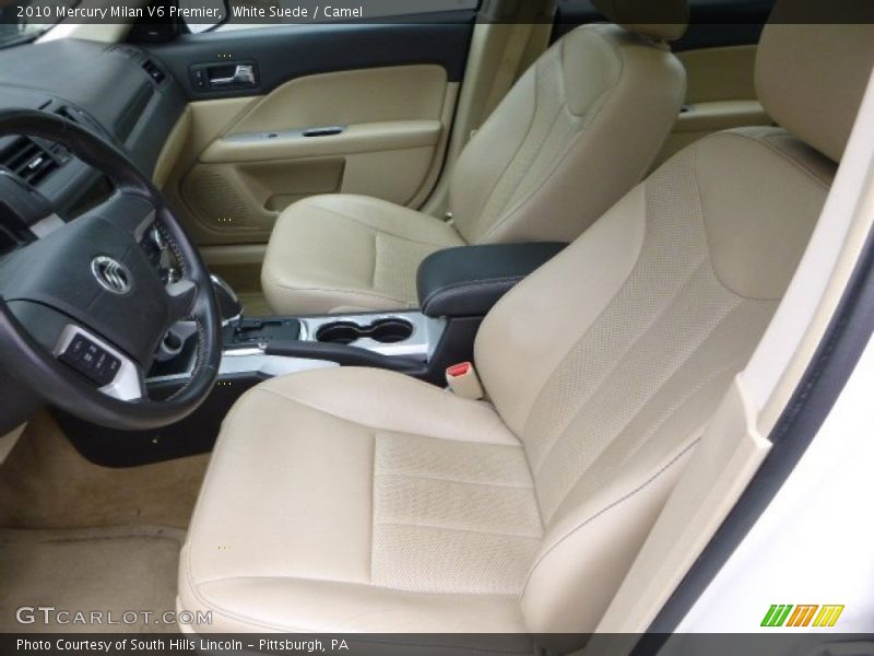 White Suede / Camel 2010 Mercury Milan V6 Premier