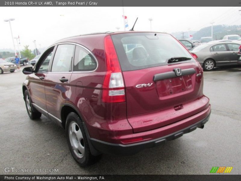 Tango Red Pearl / Gray 2010 Honda CR-V LX AWD