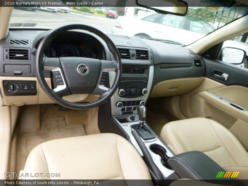 White Suede / Camel 2010 Mercury Milan V6 Premier