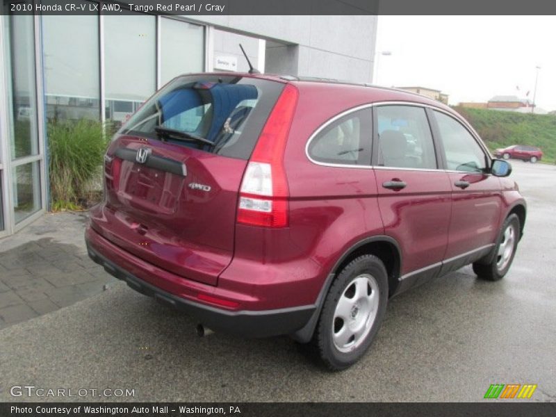 Tango Red Pearl / Gray 2010 Honda CR-V LX AWD