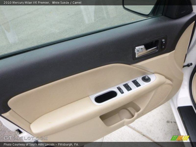 White Suede / Camel 2010 Mercury Milan V6 Premier
