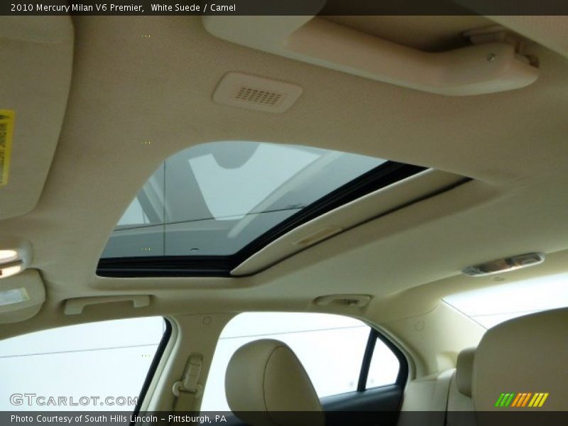 White Suede / Camel 2010 Mercury Milan V6 Premier