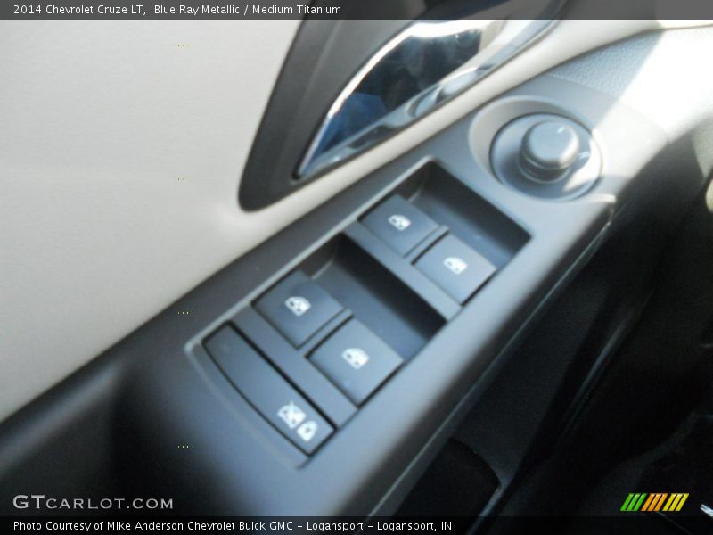 Blue Ray Metallic / Medium Titanium 2014 Chevrolet Cruze LT