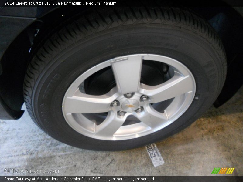 Blue Ray Metallic / Medium Titanium 2014 Chevrolet Cruze LT
