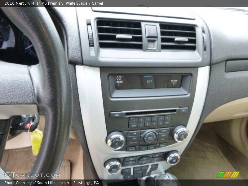 White Suede / Camel 2010 Mercury Milan V6 Premier