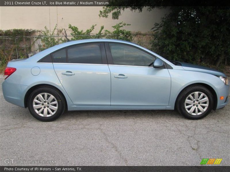 Ice Blue Metallic / Medium Titanium 2011 Chevrolet Cruze LT