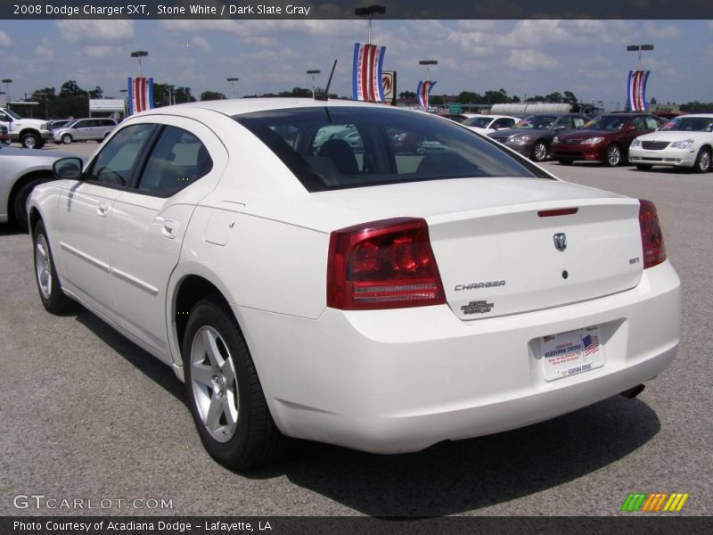 Stone White / Dark Slate Gray 2008 Dodge Charger SXT