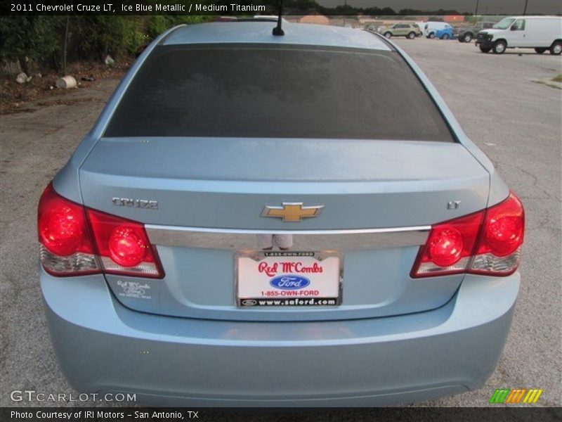 Ice Blue Metallic / Medium Titanium 2011 Chevrolet Cruze LT