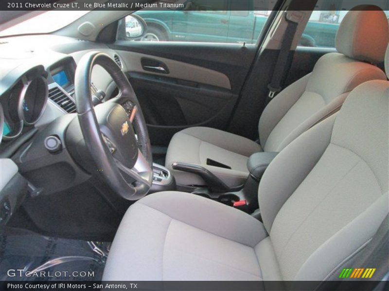 Ice Blue Metallic / Medium Titanium 2011 Chevrolet Cruze LT