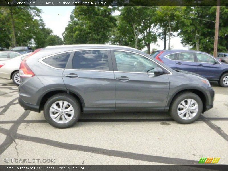 Polished Metal Metallic / Gray 2014 Honda CR-V EX-L AWD