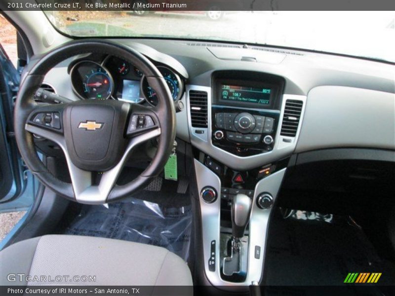 Ice Blue Metallic / Medium Titanium 2011 Chevrolet Cruze LT