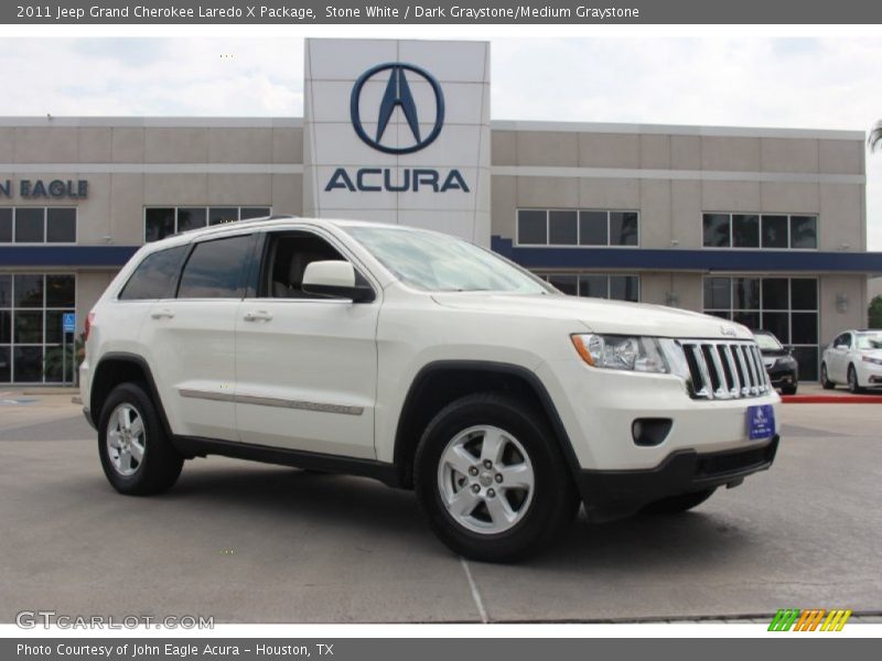 Stone White / Dark Graystone/Medium Graystone 2011 Jeep Grand Cherokee Laredo X Package