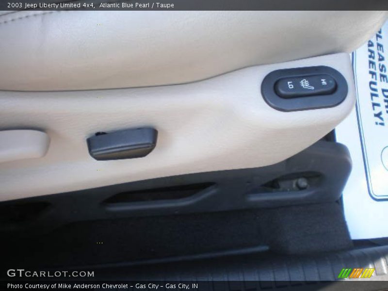 Atlantic Blue Pearl / Taupe 2003 Jeep Liberty Limited 4x4