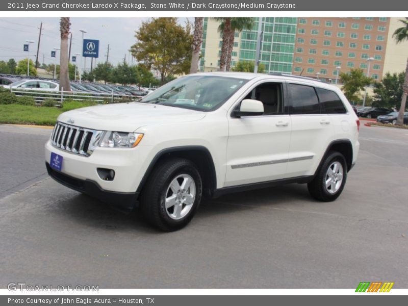 Stone White / Dark Graystone/Medium Graystone 2011 Jeep Grand Cherokee Laredo X Package