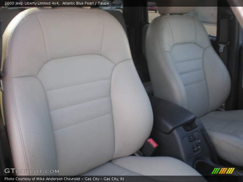 Atlantic Blue Pearl / Taupe 2003 Jeep Liberty Limited 4x4