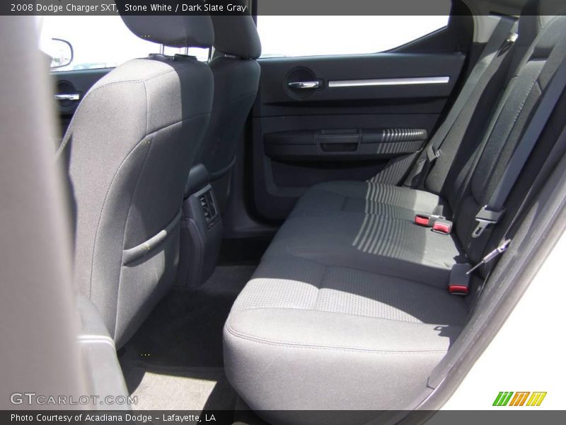 Stone White / Dark Slate Gray 2008 Dodge Charger SXT