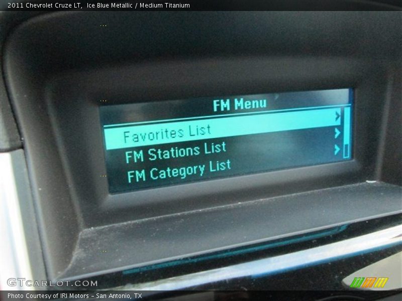 Ice Blue Metallic / Medium Titanium 2011 Chevrolet Cruze LT