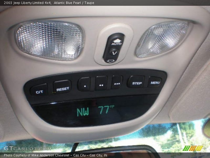 Controls of 2003 Liberty Limited 4x4