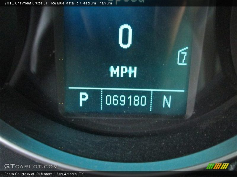 Ice Blue Metallic / Medium Titanium 2011 Chevrolet Cruze LT