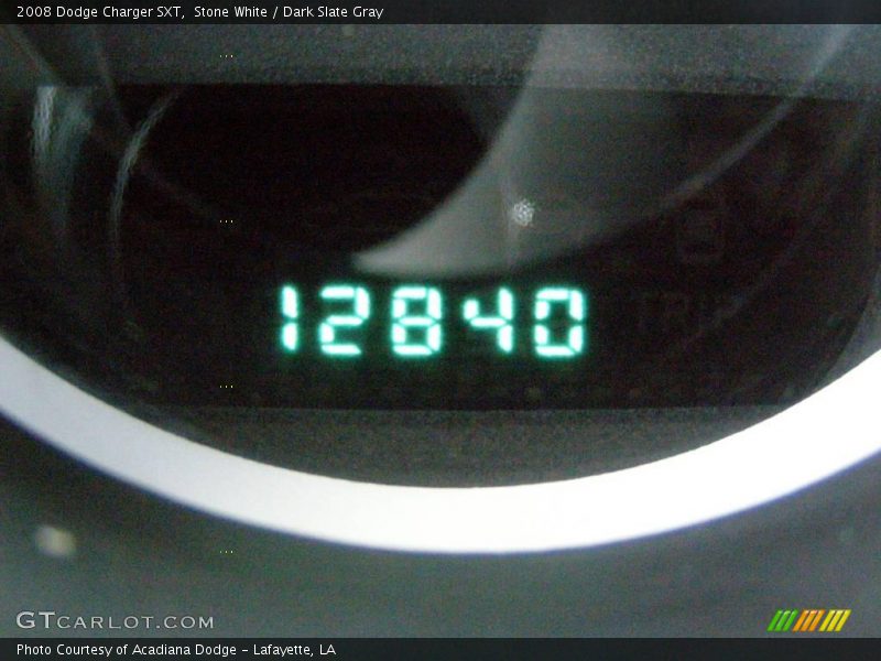 Stone White / Dark Slate Gray 2008 Dodge Charger SXT
