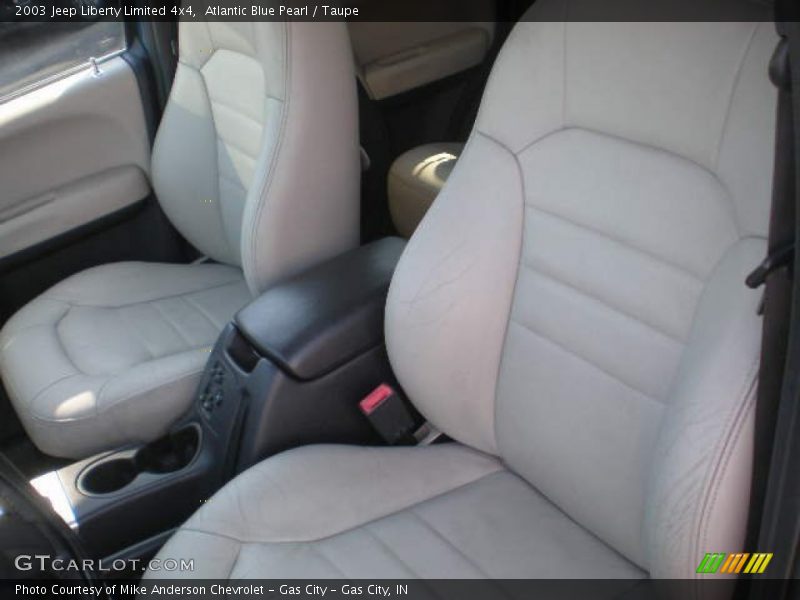 Atlantic Blue Pearl / Taupe 2003 Jeep Liberty Limited 4x4