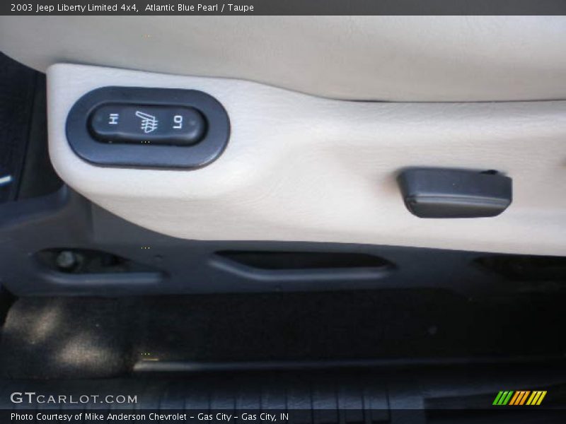 Atlantic Blue Pearl / Taupe 2003 Jeep Liberty Limited 4x4